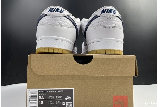 White Label Dunk Nike Orange Navy CZ2249-100 SB Low 0327
